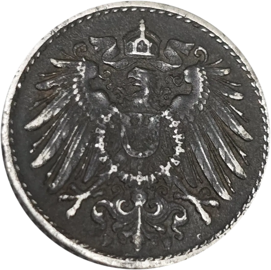 سکه آلمان 5 فنینگ آلمان 1916